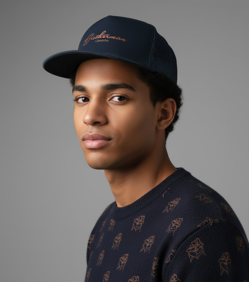 Brotherman Signature Cap - Navy