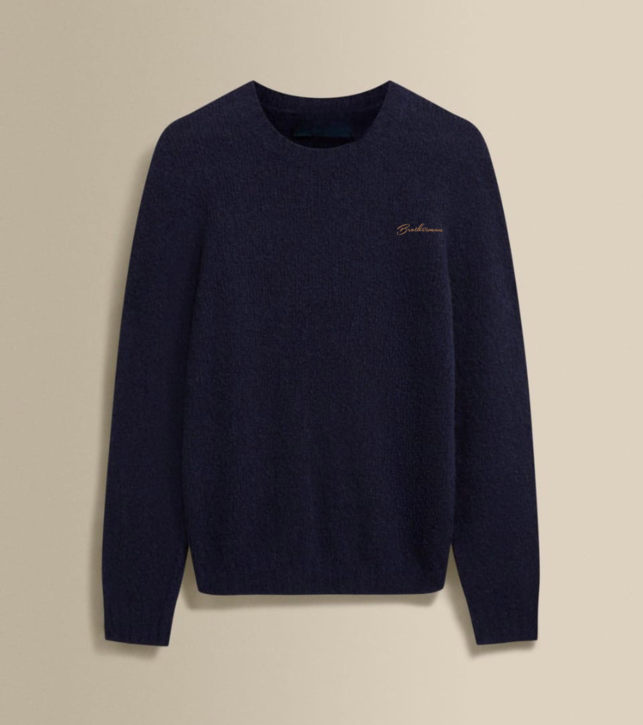 Dark Blue Sweater – 100% Wool
