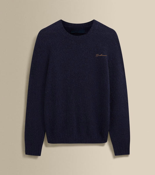 Dark Blue Sweater – 100% Wool